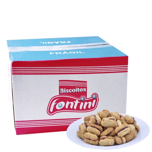 Biscoitos Amanteigados Comprido Fontini 2,5 Kg