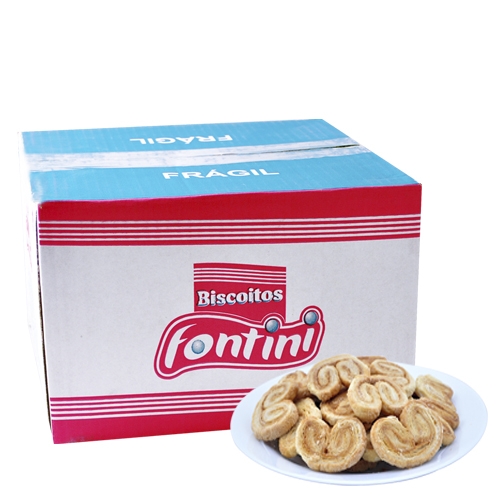Biscoitos Amanteigados Palmier Fontini 2 Kg