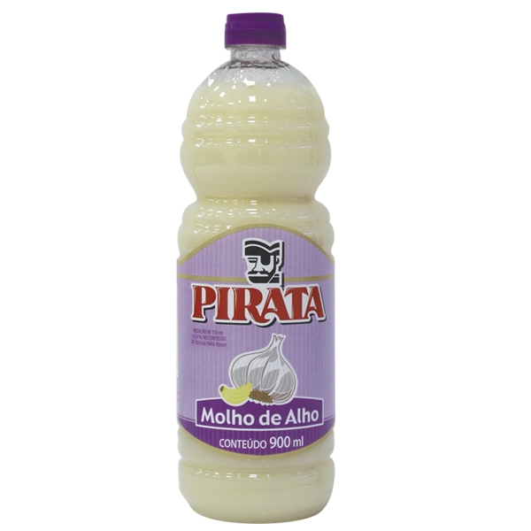 Molho de Alho Pirata 12 uni. 900 ml		