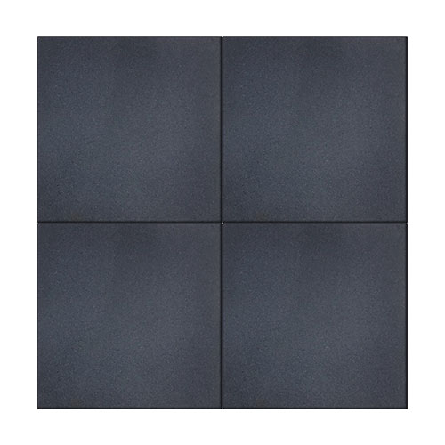 Piso Emborrachado 50x50 Preto 30mm (m² = quatro unidades) | Base Representações