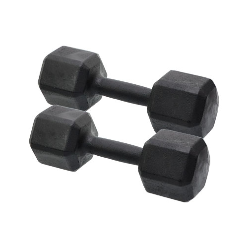 Dumbell 12kg Sextavado Pintado  | Base Representações