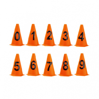 Kit cone 24 cm Numerados 0 a 9 | Base Representações