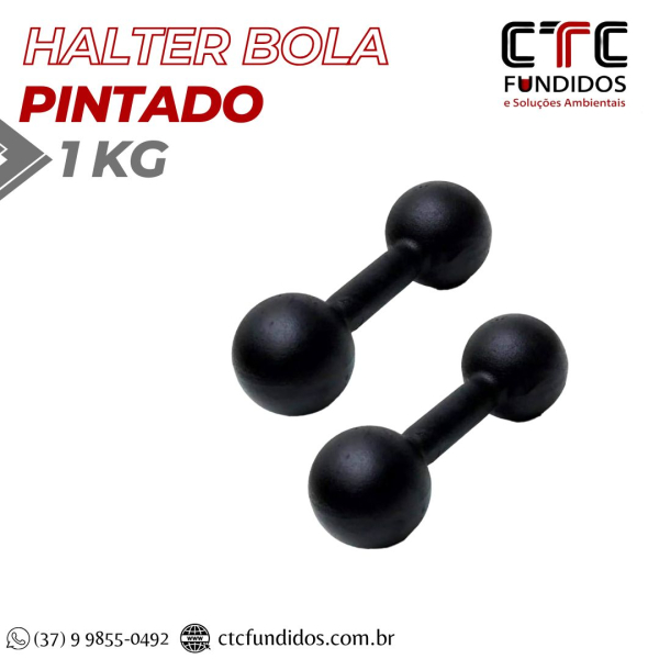 HALTER BOLA PINTADO 1kg | CTC Fundidos