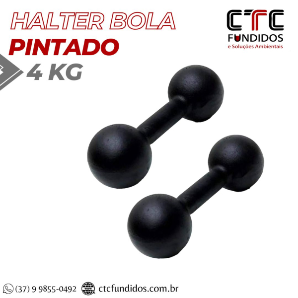 HALTER BOLA PINTADO 4kg | CTC Fundidos