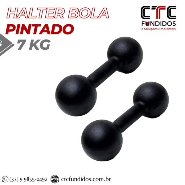 HALTER BOLA PINTADO 7kg | CTC Fundidos