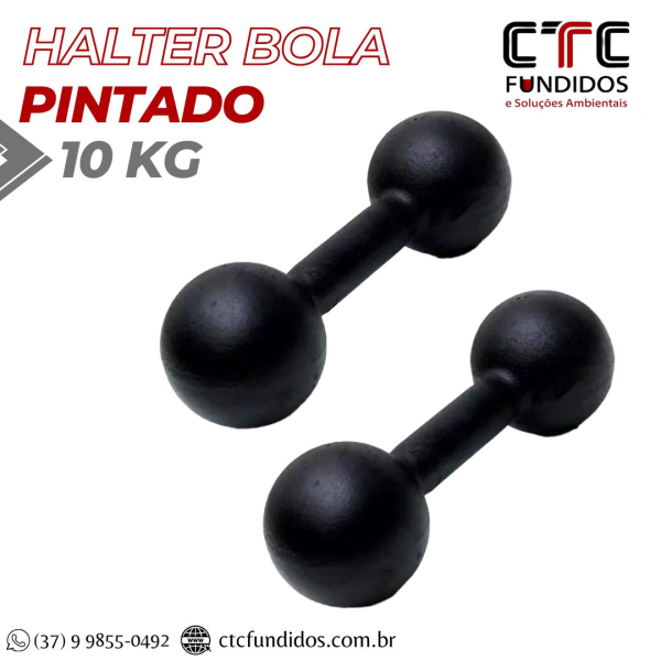 HALTER BOLA PINTADO 10kg | CTC Fundidos
