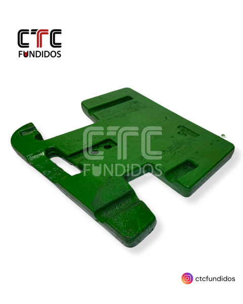 CONTRAPESO DIANTEIRO 50KG - Linha John Deere L38450 e L38449 | CTC Fundidos