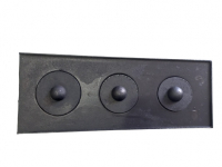 Chapa Para Fogão Mineira 3 Furos C/S Tampa (64x26x22) | CTC Fundidos