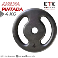 ANILHA 4KG PINTADA FURO COMUM 31mm  | CTC Fundidos