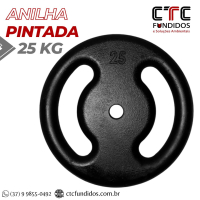 ANILHA 25KG PINTADA FURO COMUM 31  | CTC Fundidos