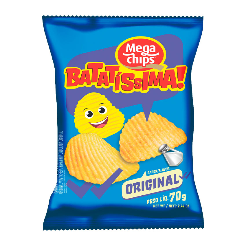 Batata Ondulada Frita Sabor Original 70g