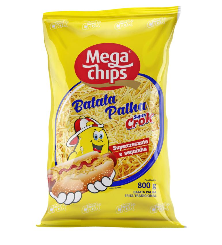 Batata Palha Frita Tradicional Super Crok 800g